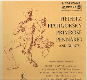 Heifetz, Piatigorsky, Primrose, Pennario - Heifetz, Piatigorsky, Primrose , Pennario And Guest - 5 Beruhmte Werke Der Kammermusik