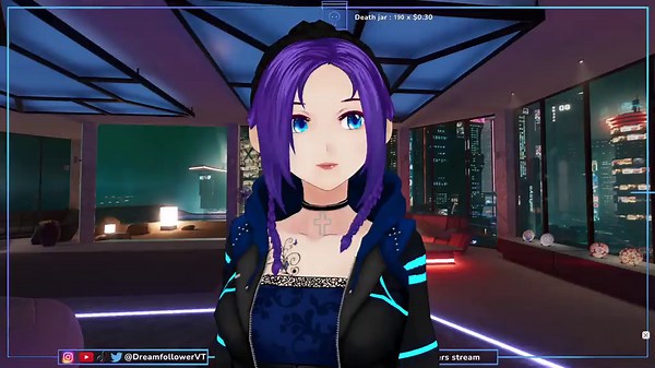 This used to be a vroid model. Used Hana to add perfect sync for IFacial Mocap tracking and omg what a difference!