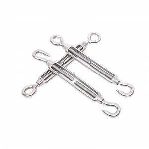 [Hot Item] Galvanized Stainless Steel DIN1480 Turnbuckle with Hook and Eye