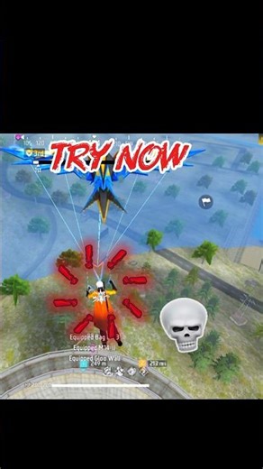 Free Fire Impossible Trick: Land ANYWHERE in Big Head Mode! 😱