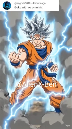 Goku With Omnitrix @AlienX-Ben #trending #viral #anime #gaming #shortfeed #ben10 #dragonball