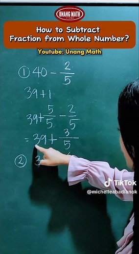 Subtracting Fractions from Whole Numbers Made Easy