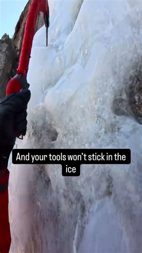 Thin ice on the 1st pitch of Ames Ice Hose in Colorado this year! How often do you test your ice