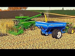 WORLD'S BEST GRAIN CART DRIVER! (UNLOADING BACKWARDS) | FARMING SIMULATOR 2019