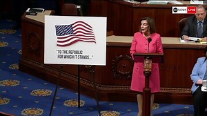 8.2K views · 774 reactions | "Don't talk to me about my timing." Speaker Nancy Pelosi says she resisted calls to impeach Trump "for a long time," but he "crossed a threshold" and "gave us no choice" because he "violated" his oath to protect the Constitution of the United States. https://abcn.ws/2ToCH6e | ABC News Politics | Facebook