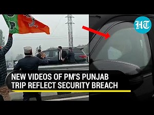PM security breach: Punjab govt in dock as new videos show the extent of lapses | Watch