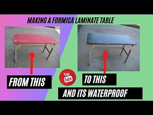 Making a Formica Laminate Table