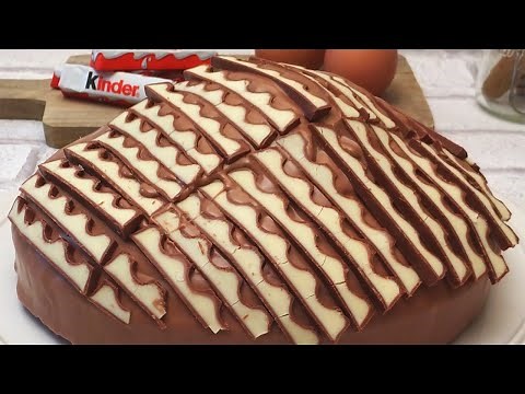 Un dessert zébré au Kinder ! | 5 recettes de gâteau avec cuisson façon CHEFCLUB