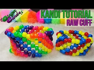 Right Angle Weave Cuff- [Kandi Tutorial] | @GingerCandE