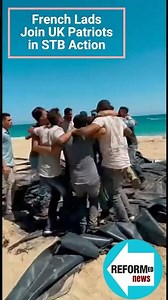 Absolutely made up seeing this. Brave French patriots join the STB campaign. #migration