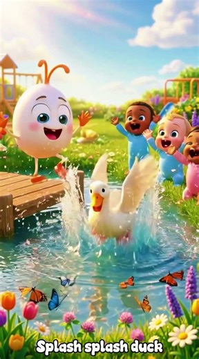 D is for Duck Learn ABC with Eggy 👶🦆 | Eggy Kids Fun #shorts #cute #nurseryrhymes #abcsong