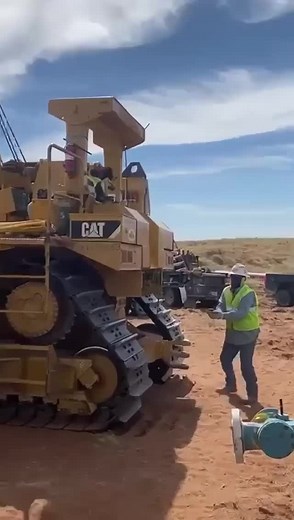 Bulldozer Operation at Construction Site