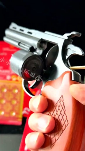 Mini Metal Cap Revolver in Action! 🔥 Best Nostalgic Toy Gun