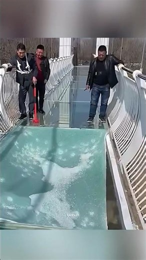 What Will Happen if the Glass bridge made in China breaks?😰 #shorts #facts