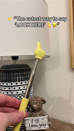 Make pointing fun and effortless! This finger-shaped retractable pointer stick is lightweight, portable, and perfect for teachers, presenters, students, or playful everyday use. With a smooth extendable metal rod and a cute foam finger top, it’s ideal for classrooms, presentations, training sessions, or even fun videos. ✨ Features: Retractable & easy to carry Durable metal rod Fun finger-shaped design Comfortable grip Random pastel color Great for teaching, presentations & content creators 🎒 To