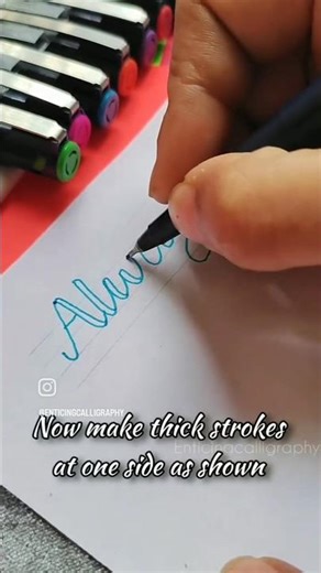 How to fake Calligraphy ✍️ #artshorts #arttips #calligraphytutorial #calligraphy #artist #artwork