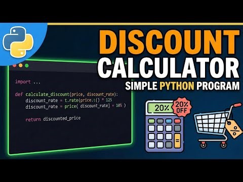 Build a Discount Calculator in Python