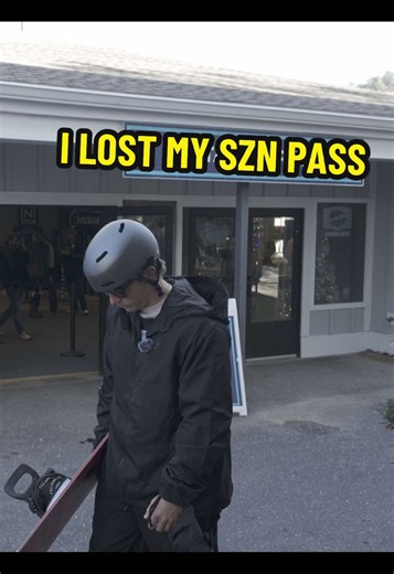 Lost My Season Pass for Snowboarding Adventure