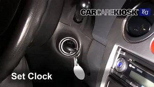 How to Set the Clock / Change Time on a 2005 Chevrolet Spark LS 0.8L 3 Cyl.