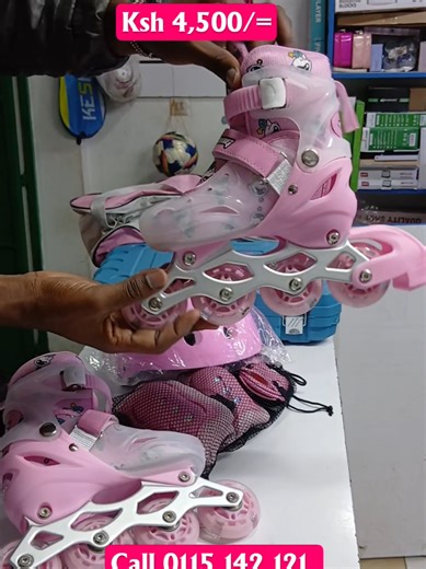 🛼🪖🔥 ON OFFER: KIDS SKATE SHOES WITH HELMET & GUARDS – KSH 4,499/= ONLY 🔥 📞 Call/WhatsApp: 0115 142 121 Give your child a fun, safe and exciting skating experience with this complete protective set. Perfect for beginners and growing kids learning balance and coordination. ✨ Product Features: ✅ Full set – skate shoes helmet protective guards ✅ Strong and durable skates for long-lasting use ✅ Smooth wheels for easy and stable movement ✅ Comfortable inner padding for longer skating sessions ✅ S
