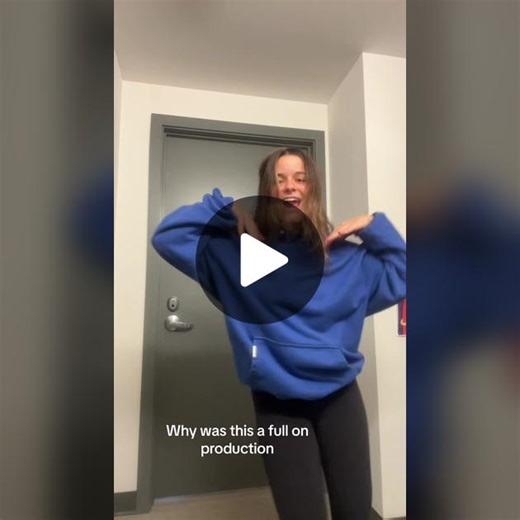 Energetic Dance Routine in Unique Hallway Setting