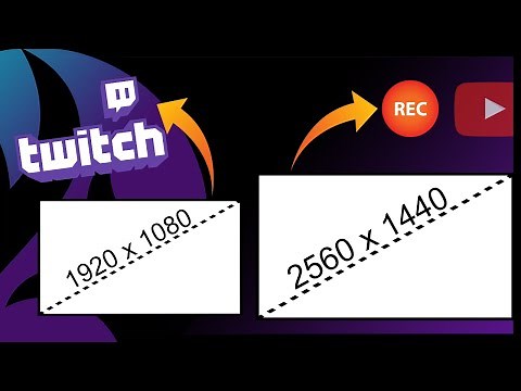 Record and Stream at DIFFERENT Resolutions at the Same Time EASY with OBS