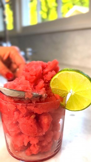This bright and beautiful Watermelon Slushie will blow your mind at first sip! It’s super refreshing, sweet and a bit tangy — the perfect summertime treat! 🍉 https://weelicious.com/watermelon-slushie-recipe/ | weelicious