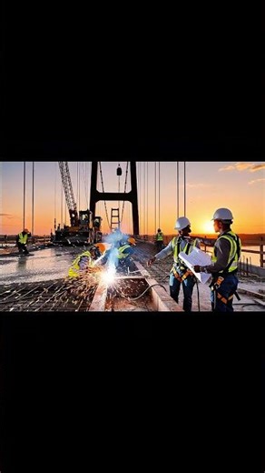 Building a Bridge from Scratch in 60 Seconds#timelapse #construction #bridge #engineering