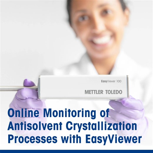 #MTCiting in #Crystals. Online monitoring of the antisolvent #crystallization of benzophenone using PAT and neural network fitting yielded crystallization kinetics. The antisolvent crystallization process was simulated by integrating network-based kinetics integrated with population balance. #ReactIR #EasyViewer #AutoChem https://okt.to/K5eiNA | METTLER TOLEDO