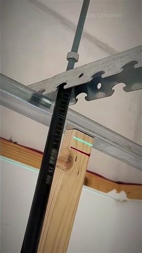Laser-Guided Ceiling Setup Done in a Snap 🚀 #CeilingSupport #shorts #jobothoniel