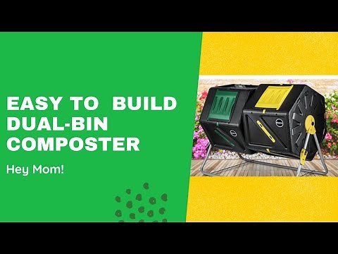 How to Build a MIRACLE GROW Dual Bin Composter- Get to composting your own compost today