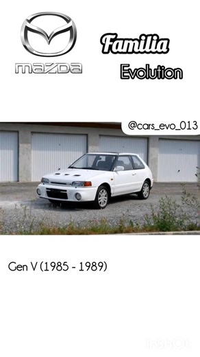 Mazda Familia #evolution #aiart #automobile #evolution #ai #cars #video #history #challenge #mazda