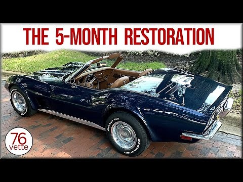 1973 Corvette Restored in 142 Days
