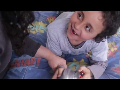 MASAJE con VIBRADOR de MASAJES corporales-Integración sensorial, día 1 || Conviviendo con el AUTISMO