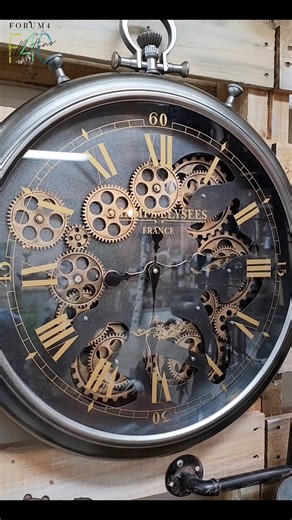 ⏰️𝗠𝗢𝗩𝗜𝗡𝗚 𝗚𝗘𝗔𝗥𝗦 𝗪𝗔𝗟𝗟 𝗖𝗟𝗢𝗖𝗞 How awesome is this industrial style moving gears clock. Rolling in such a soothing motion. We could keep time and watch this all day! Protective glass front Mechanism/Bearing movement visible Silent sweep - no tick Dimensions: 53 x 7.5 x 62cm $330 each FIND THIS HERE ON OUR WEBSITE ⬇️ www.forum4collections.com.au/collections/clocks OR COME SHOP INSTORE ⬇️ 144 Boorowa St Young NSW 2594 | Forum4 Collections
