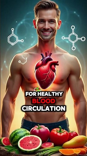Eat These 10 Foods for Healthy Blood Circulation & Heart Health ❤️ #hearthealth