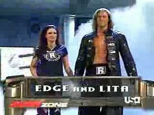 edge & lita vs john cena & maria