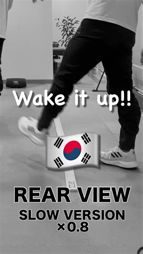 【Wake it up!!】REAR VIEW SLOW VERSION (×0.8)