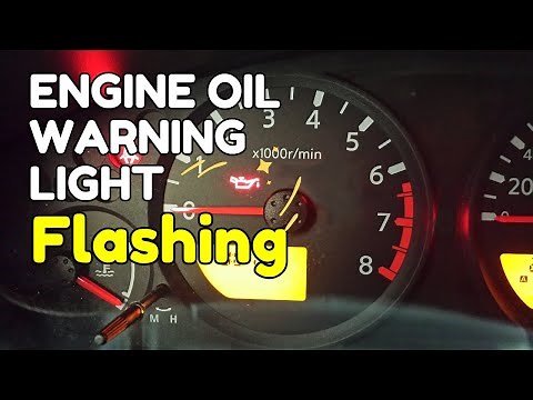 Oil Light Flashing in Car while Driving