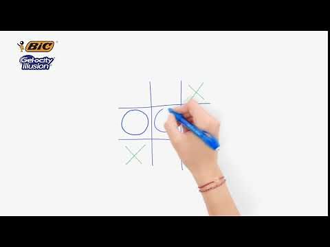 Avec les stylos BIC Gel-ocity Illusion, écris, efface, réécris !