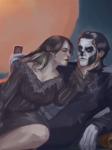 Another commission! been dealing with some health issues so that's why haven't posted in a while, but I'm back and better now. Also the music is from the unused soundtrack from Vampire the masquerade, love that game #commission #thebandghost #digitalart #tiktokart