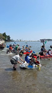 124K views · 2.2K reactions | Some scenes from this weekend’s 2025 Salem Maritime Cardboard Boat Regatta: where legends are made, boats are unmade, and chaos is guaranteed. #NoQuittersInSalem . The video is a little long 路‍♂️ so I provided a couple of 80’s classics to help pass the time.  #gooniesneversaydie #imustbreakyou | PurelySalem | Facebook