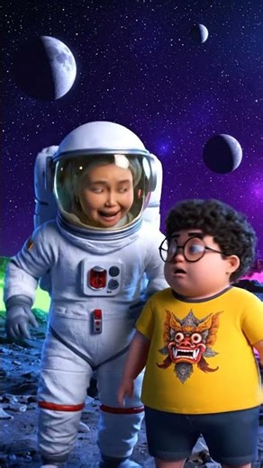 Dontol Tersentak! Nenek Cosplay Astronot Kabur, Alien 4 Mata Lucu Muncul! 👽🚀