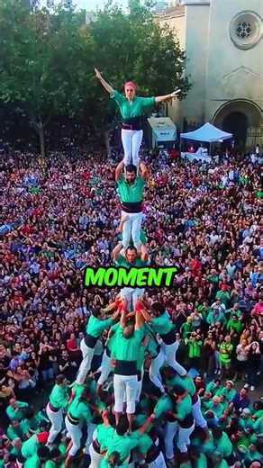 The WORLD'S TALLEST HUMAN TOWER! #interestingfacts