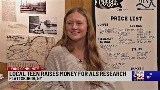 Rouses Point teen raises money for ALS research
