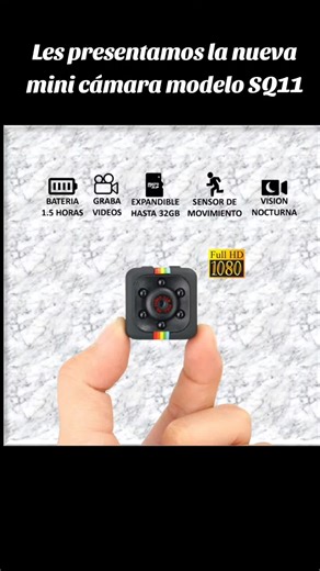 Mini cámara SQ11: Fácil de usar y alta resolución