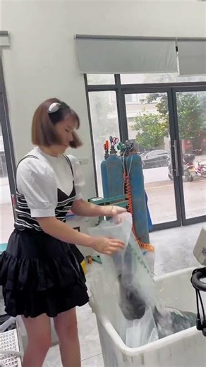 Fisher girl packing and supply.#fishing