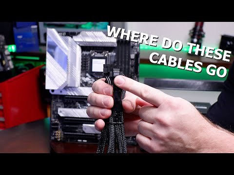 How To Connect Power Supply Cables & What Are They Used For
