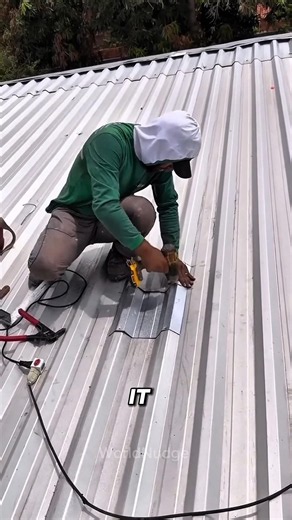 How an American Roofer Makes a Patch Completely Invisible #diy #construction #didyouknow #facts