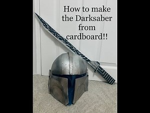 DIY Darksaber from cardboard!